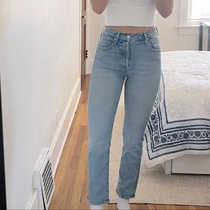 Mother High Waisted Hiker Hover Jeans